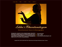 Tablet Screenshot of lekhabharathanatyam.com